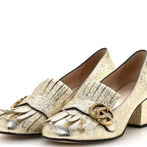 GUCCI

Galassia GG Marmont Fringe 50mm Loafer Pumps